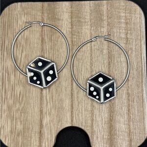 Boozetooth Dice Earrings
